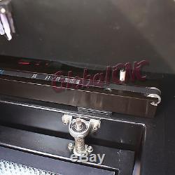 60W USB CO2 Laser Engraving Machine Engraver Cutter with Water Pump Air Pump