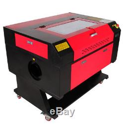 60W USB Disk CO2 Laser Engraving Cutting Machine Laser Cutter with Water Chiller