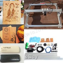 65x50cm 2000mw DIY Desktop Laser Cutting Engraving Machine Printer Engraver Mark