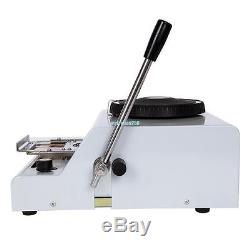 72 Character Letter Manual Embosser PVC Stamping Card Embossing Machine