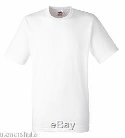 72 Fruit Of The Loom White T Shirts All Sizes S-xxl