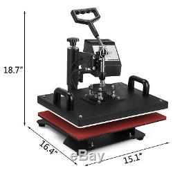 8 In 1 Digital Heat Press Machine Sublimation For T-Shirt/Mug/Plate Printer Hot