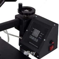 8 In 1 T-Shirt Mug/Plate Sublimation Heat Press Transfer Machine DIY Printer