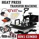 8 In 1 Digital Heat Press Machine Sublimation For T-shirt Mug Plate Hat Printer