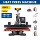 8 In1 Heat Press Machine 360°swing Away T-shirt Hat Mug Printing Press 15x15