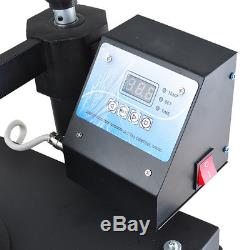 8 in1 Heat Press Machine Digital T-Shirt Mug Plate Cap Transfer Sublimation New
