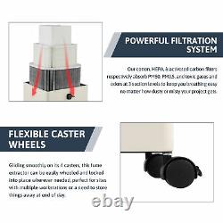80W Pure Air Fume Extractor Smoke Purifier 3 Filter f. CO2 Laser Engraver Cutter