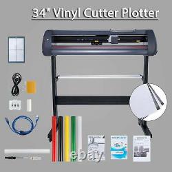 870mm Sign Sticker Vinyl Cutter with Software 34 Vinyl Cutting Plotter Machine