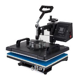 8in1 Heat Press Transfer Digital Machine Sublimation Mug Plate Cap Printer Kit