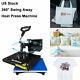 9'x12'swing Away Digital Heat Press Machine Transfer Printing Diy T-shirt Mat Us