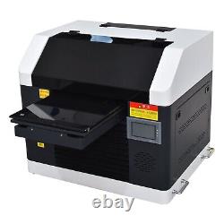 A3 UV Printer For Flatbed Cylindrical Metal 3D Rotation Embossed 6 Colors DTG US