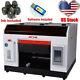 A3 Uv Printer For Flatbed Cylindrical Signs Glass Metal 3d Rotation Embossed Us