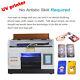 A4 Uv Printer 6 Color For Phone Case Glass Metal Wood Badge Signs 3d Embossed
