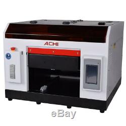 ACHI A3 UV Printer &1390 Printed Head for Cylindrical 3D Rotation Embossed US