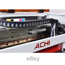 ACHI A3 UV Printer &1390 Printed Head for Cylindrical 3D Rotation Embossed US
