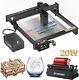 Atomstack A20 Pro 20w Laser Engraver And Cutter, With Air Assist Kit And R3 Rota
