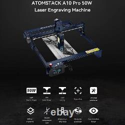 ATOMSTACK Laser EngraverA10 PRO 50W High Accuracy DIY for Wood and Metal, Used
