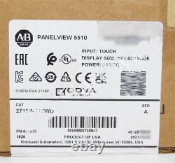 Allen Bradley 2715P-T12WD Panelview 5510 Ser A 12.1 in Wide Terminal For VIP