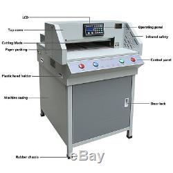 Automatic Programable 19.3 Electric Stack Paper Cutter 490mm Cutting Machine