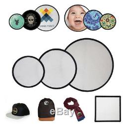 Blank Sublimation Patches apply to Cap / Hat / Scarf / Bag / T-Shirt / Wallet