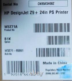 Brand New HP DesignJet Z9+ 24-in PostScript Printer (W3Z71A)