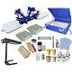 Brand New 4 Color Silk Screen Printing Press Printer With Complete Screening Kit