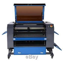 C02 Laser Engraver Cutter 60W 28x20 Cutting Engraving Marking Machine updated