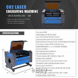 C02 Laser Engraver Cutter Cutting Engraving Marking Machine 60W 28x20