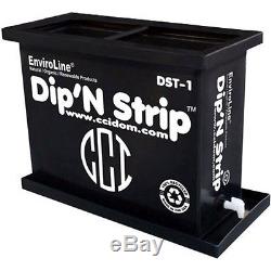 CCI DST-1 30 Gallon Screen Printing Dip Tank-Spigot-Screen Hold Down-Lid