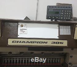 CHALLENGE 305MPC PAPER CUTTER, Semi-Automatic Power Clamp and Cut, 30-1/2