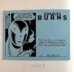 CHARLES BURNS EL BORBAH S&N HARDCOVER 1st Print 1999 Art Book RARE
