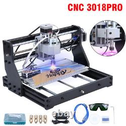 CNC3018 PRO CNC Router Kit Laser Engraving Machine GRBL Control 3Axis PCB WithER11