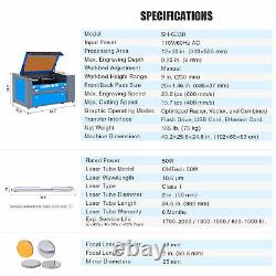 CO2 Laser Engraver 50W 20x12 Inch/50x30cm Engraver Cutter with Rotary Axis A