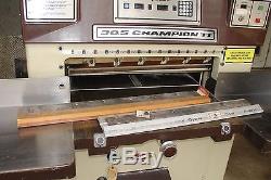 Challenge Champion 305 paper cutter, very clean condition