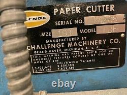Challenge Paper Cutter- Size 193 Model HAE 19 Hydraulic 3 phase