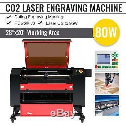 Co2 Laser Engraver Cutter 80W 28x20 RDwork v8 Engraving Cutting Marking Machine