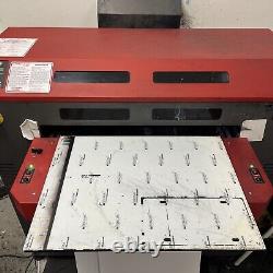 Compress iUV 600 Coldesi 24x18 Flatbed Printer With White. Working Machine