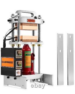 DABPRESS 4 Ton Hydraulic Heat Press Machine with 3x5 Heated Plate Bundle Kit