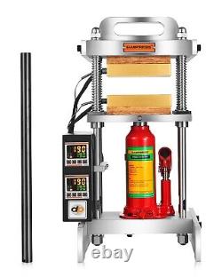 DABPRESS 4 Ton Hydraulic Heat Press Machine with 3x5 Heated Plate Bundle Kit