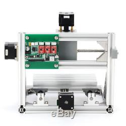 DIY CNC 1610 Mini Mill Engraving Machine CNC Router Kit USB+500mw Laser PCB Wood