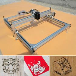 DIY Mini Laser Engraving Machine 500mW Marking Wood Printer Engraver 40X50CM New
