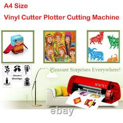 DIY Stickers Cutter A4 Vinyl Cutter Plotter Cutting Machine Contour Cut Function