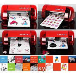 DIY Stickers Cutter A4 Vinyl Cutter Plotter Cutting Machine Contour Cut Function