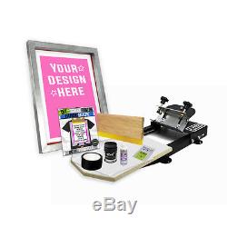 DIY X-Press© Screen Printing Starter Beginner Kit with Pre-burned Screen 11-1