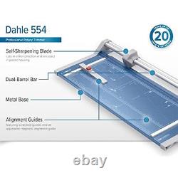 Dahle 554 Professional Rotary Trimmer, 28 Cut Length, 20 Sheet Capacity