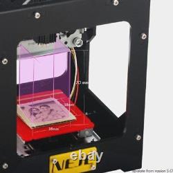 Desktop 1000mW Mini Laser Engraving Marking Machine Wood Engraver+Safety Window