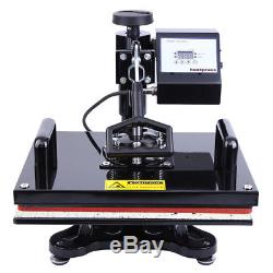 Digital LCD 12X15 Swing-away T-shirt Heat Press Transfer Machine DIY Tool
