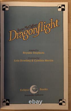 Dragonflight Book One Graphic Novel Anne McCaffrey First Print Ferrari Cover Art