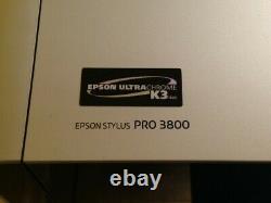 Dye Sub or DTF Printer. Epson 3800 Conversion. 17 A2. Wider and 3x Faster