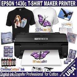 Epson 1430 Printer T-shirt Xl Maker Print On 100%cotton Quick Refill ...